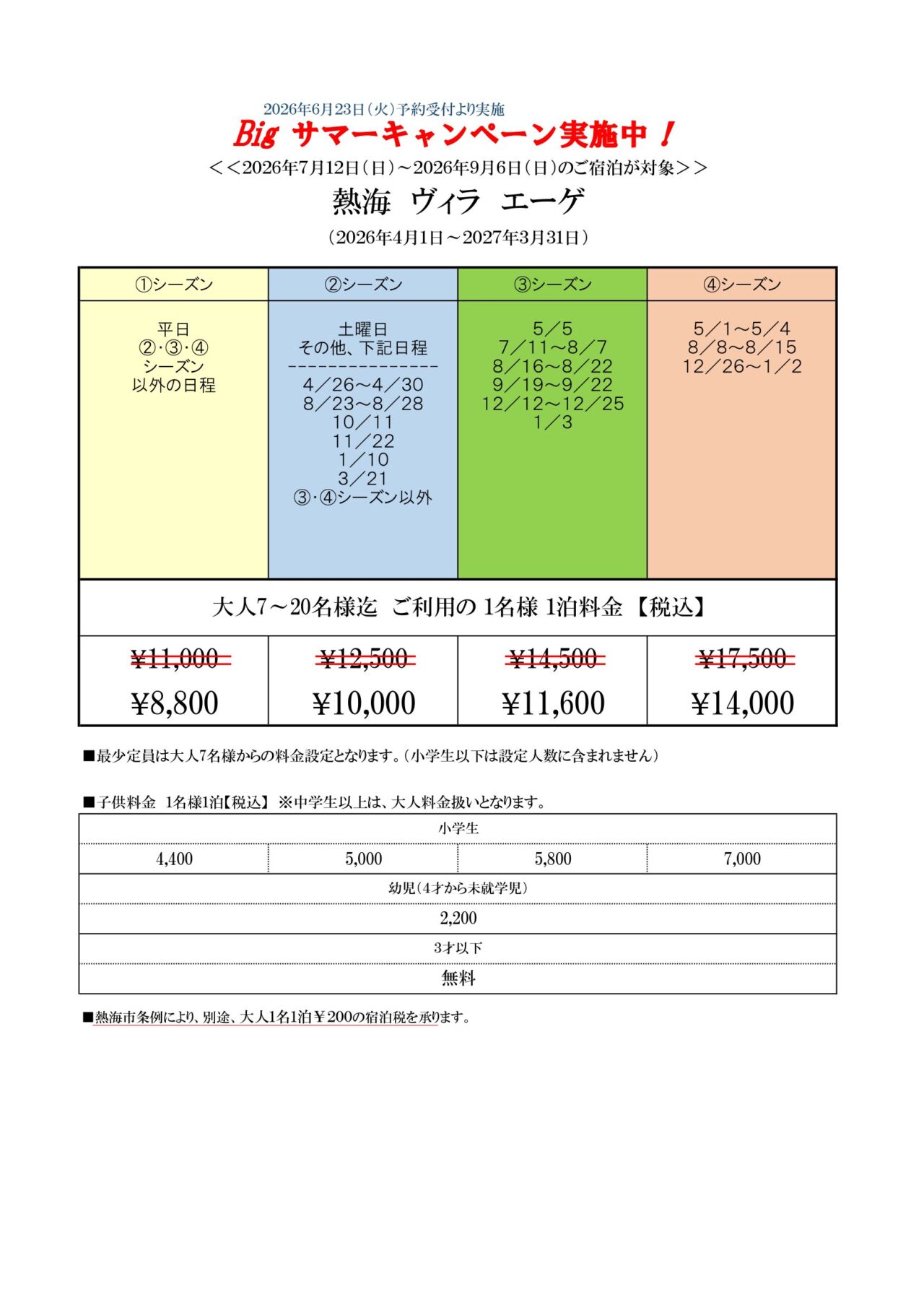 ヴィラエーゲの間取り図