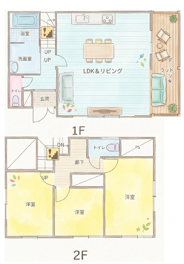８月オープン！　海と風が紡ぐ悠久のひととき　伊豆テラスさっちゃん（旧黒べい）の間取り図