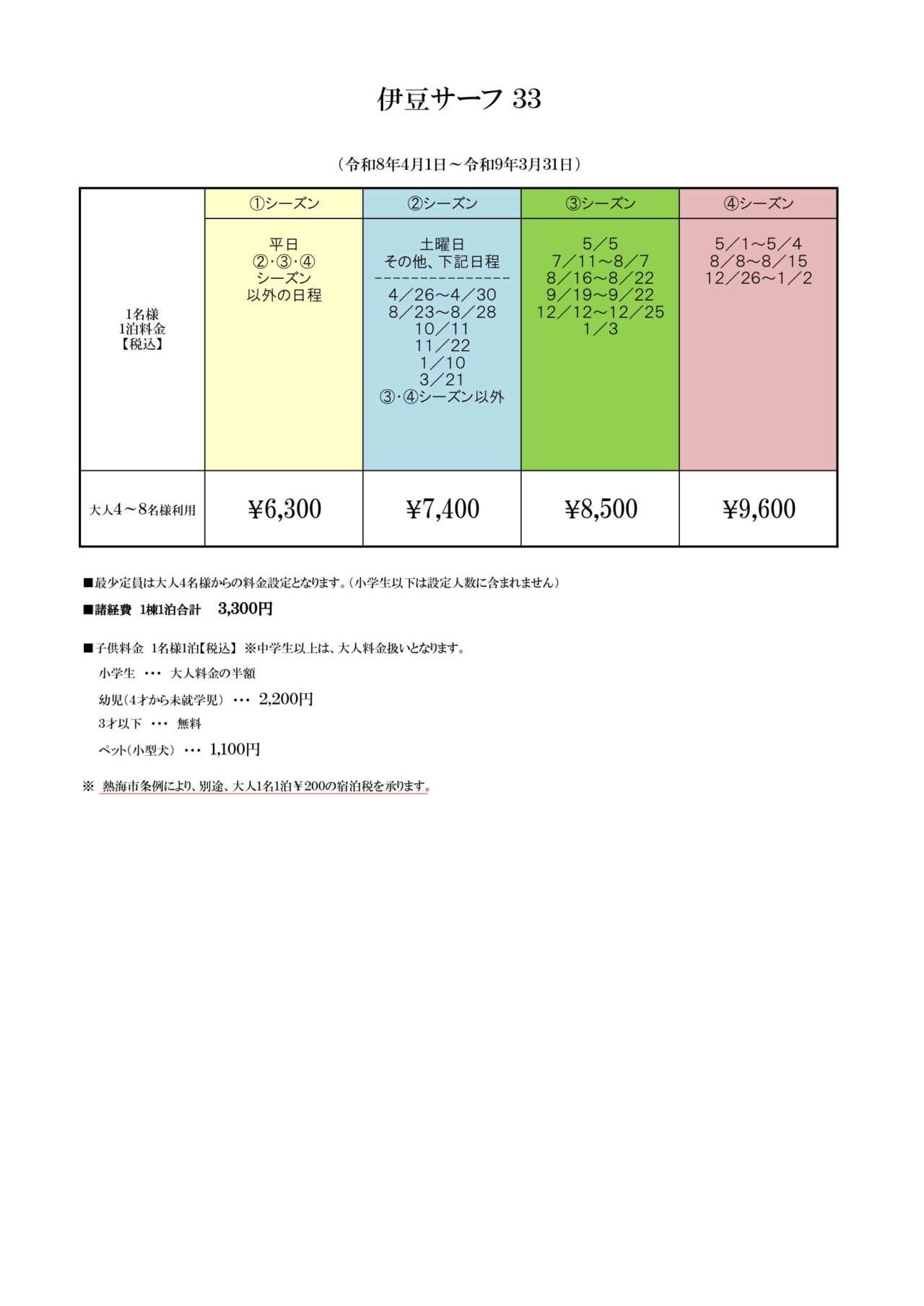 伊豆サーフ33の間取り図
