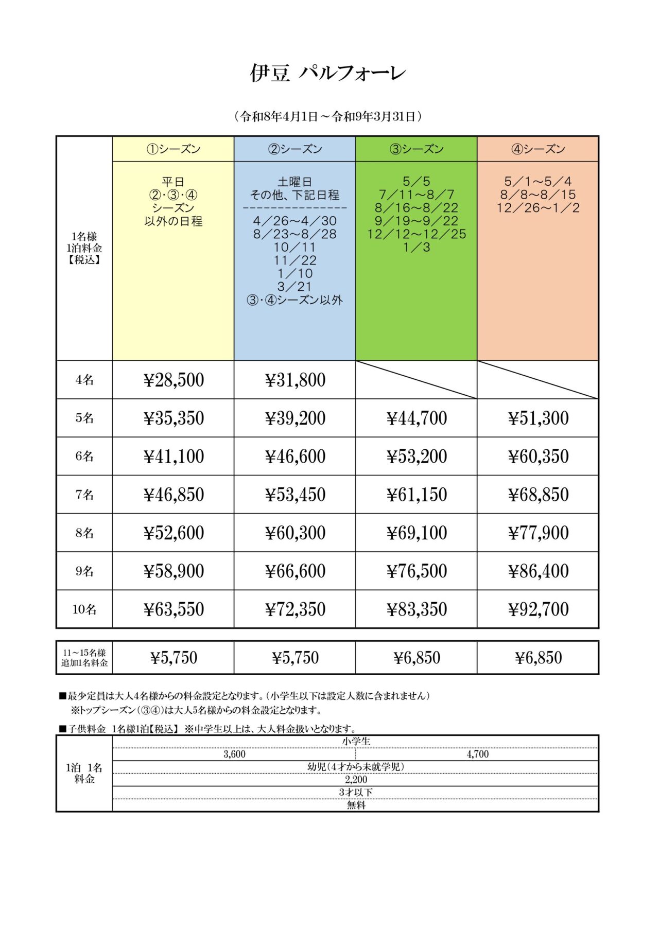 パルフォーレ伊豆の間取り図
