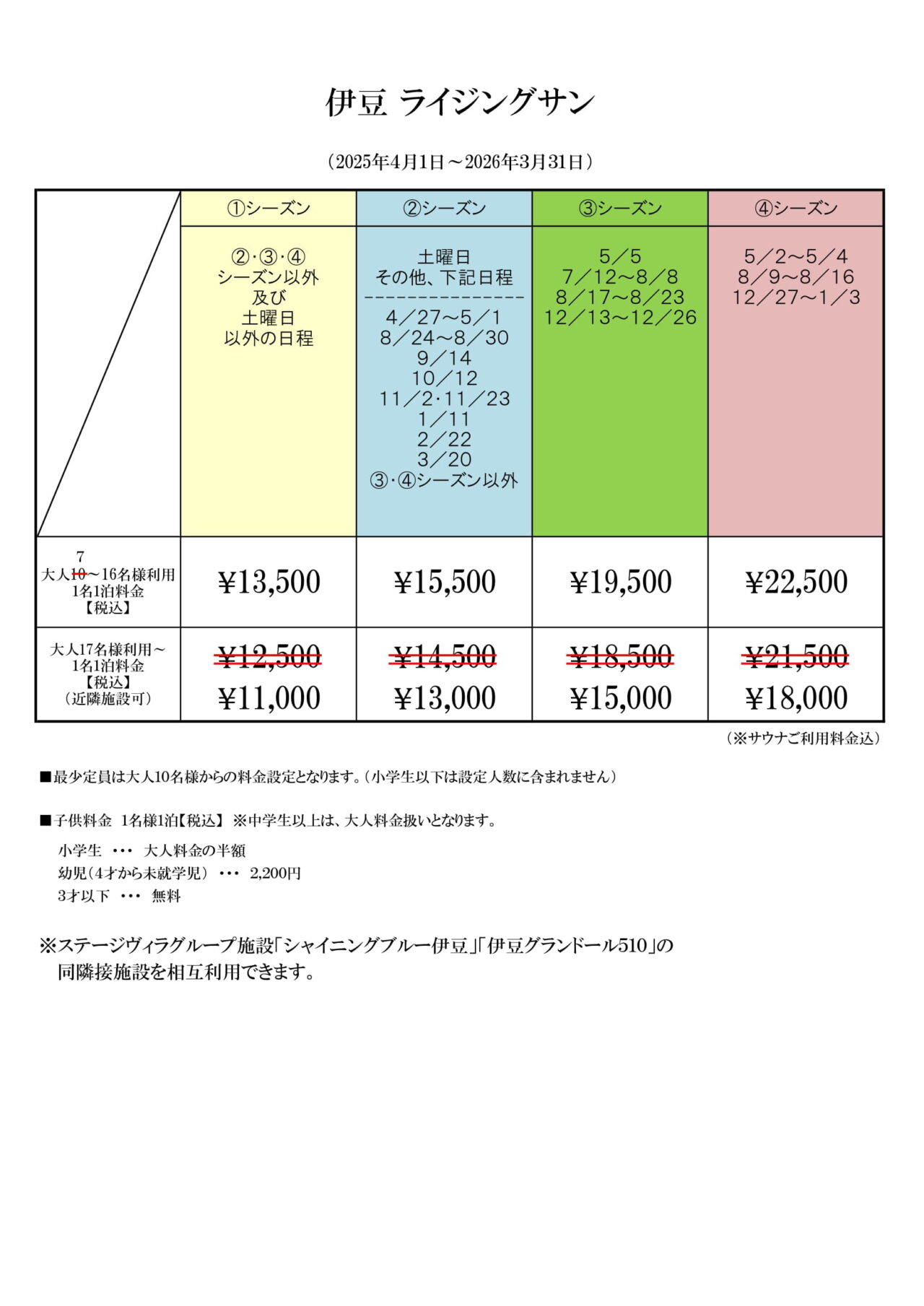 伊豆ライジングサンの間取り図