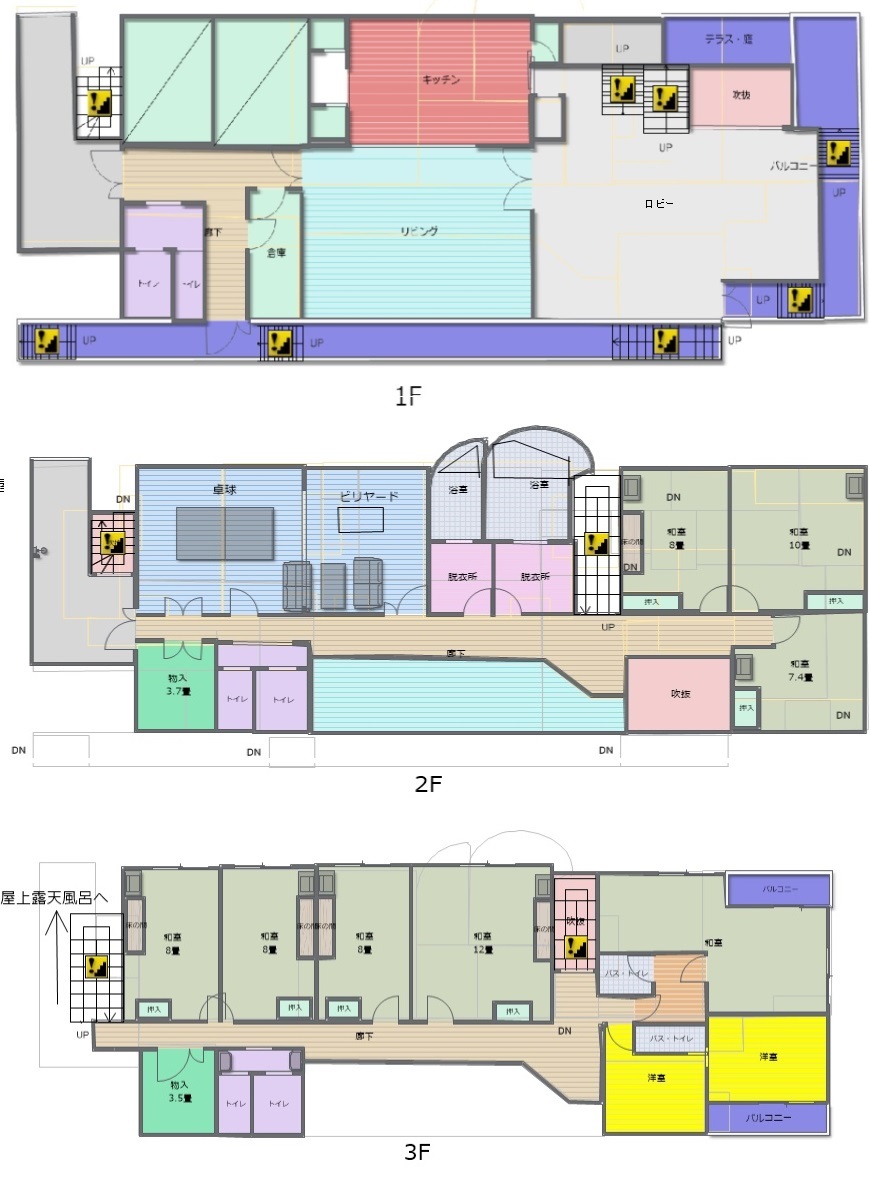 ヴィラソフトウィンド風の間取り図
