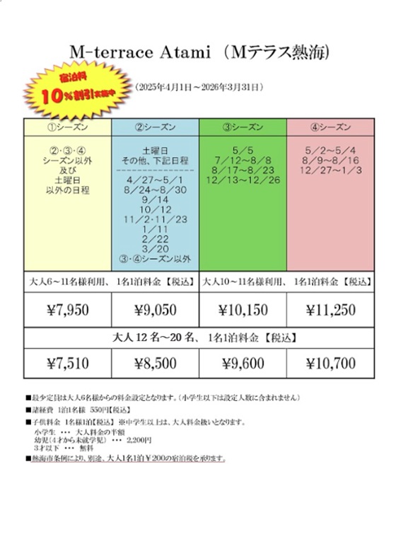 M-terrace Atamiの間取り図