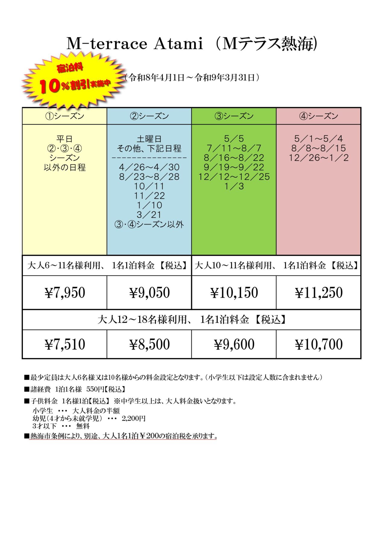 M-terrace Atamiの間取り図