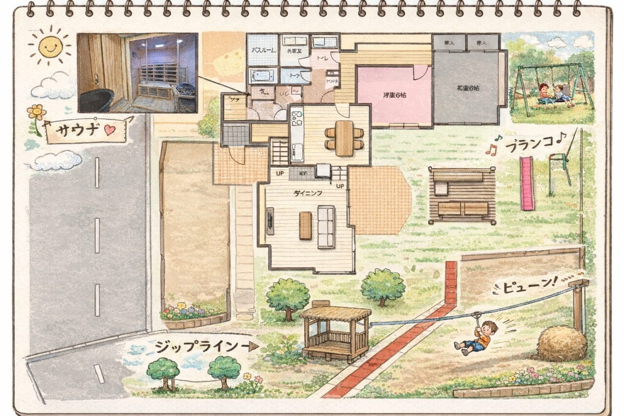 高原エールの間取り図