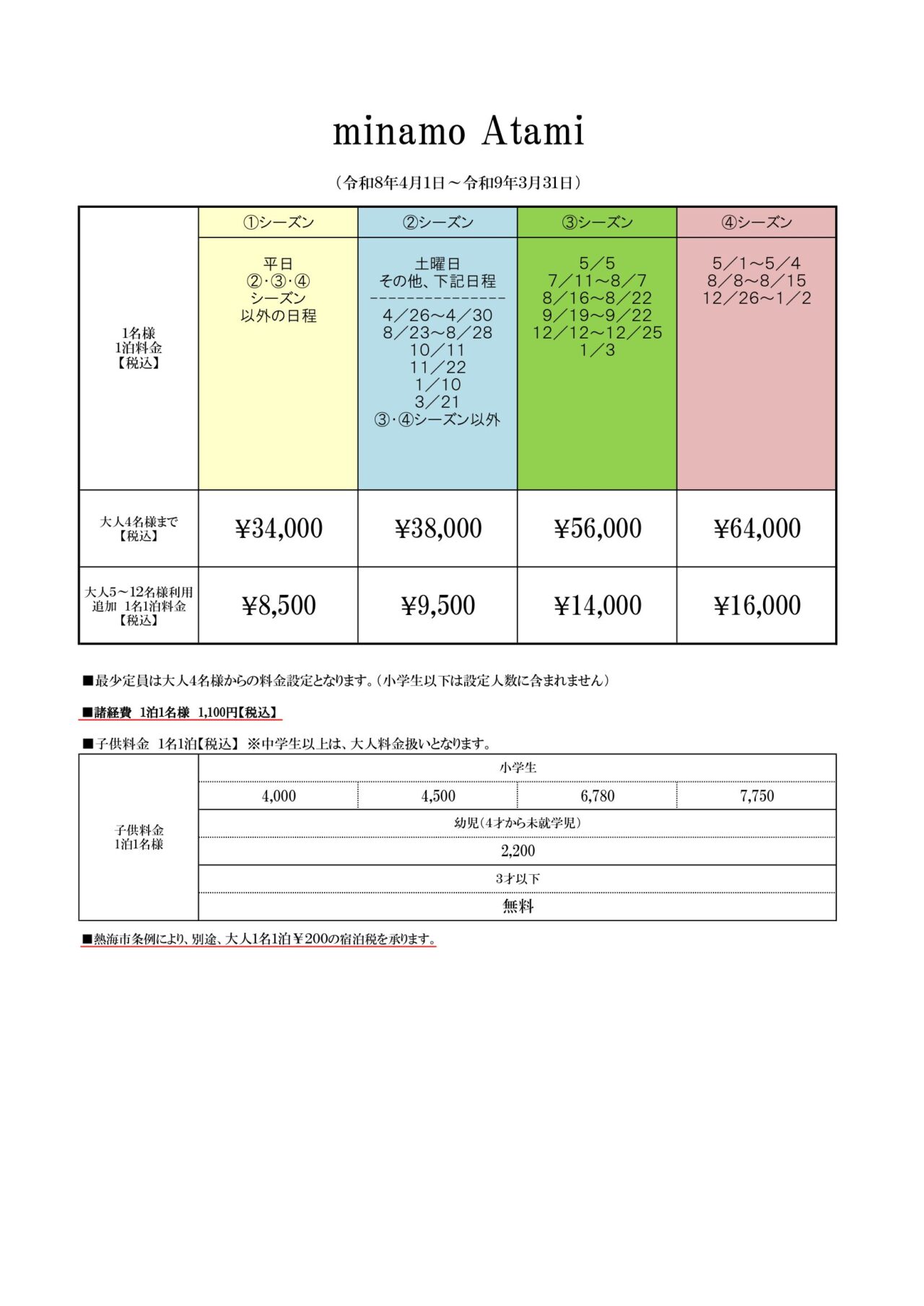 minamo Atamiの間取り図