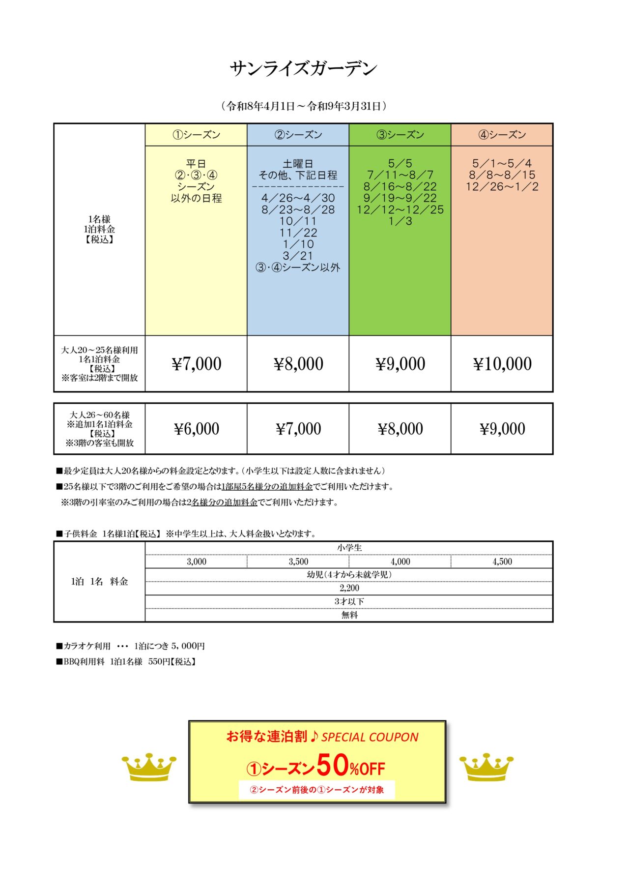 サンライズガーデンの間取り図