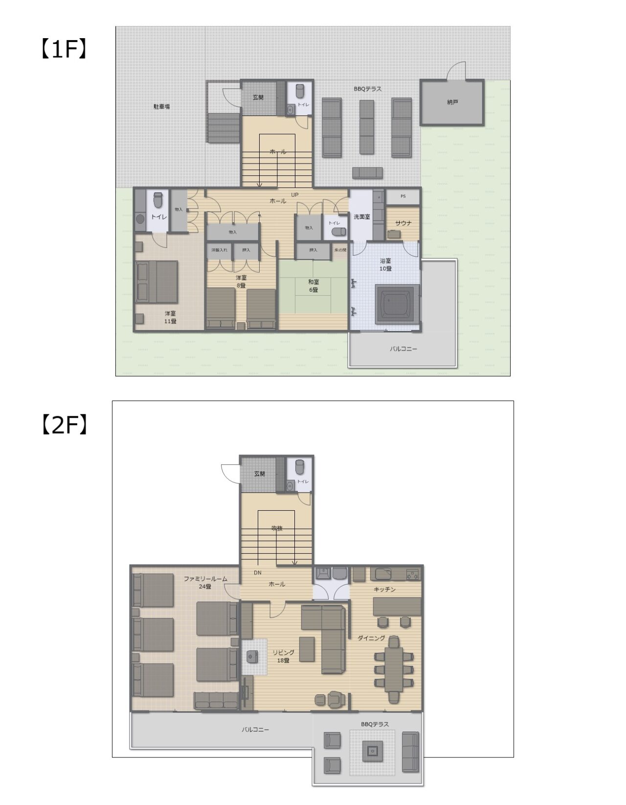 ヴィラ キング 熱海　VILLA KING ATAMIの間取り図