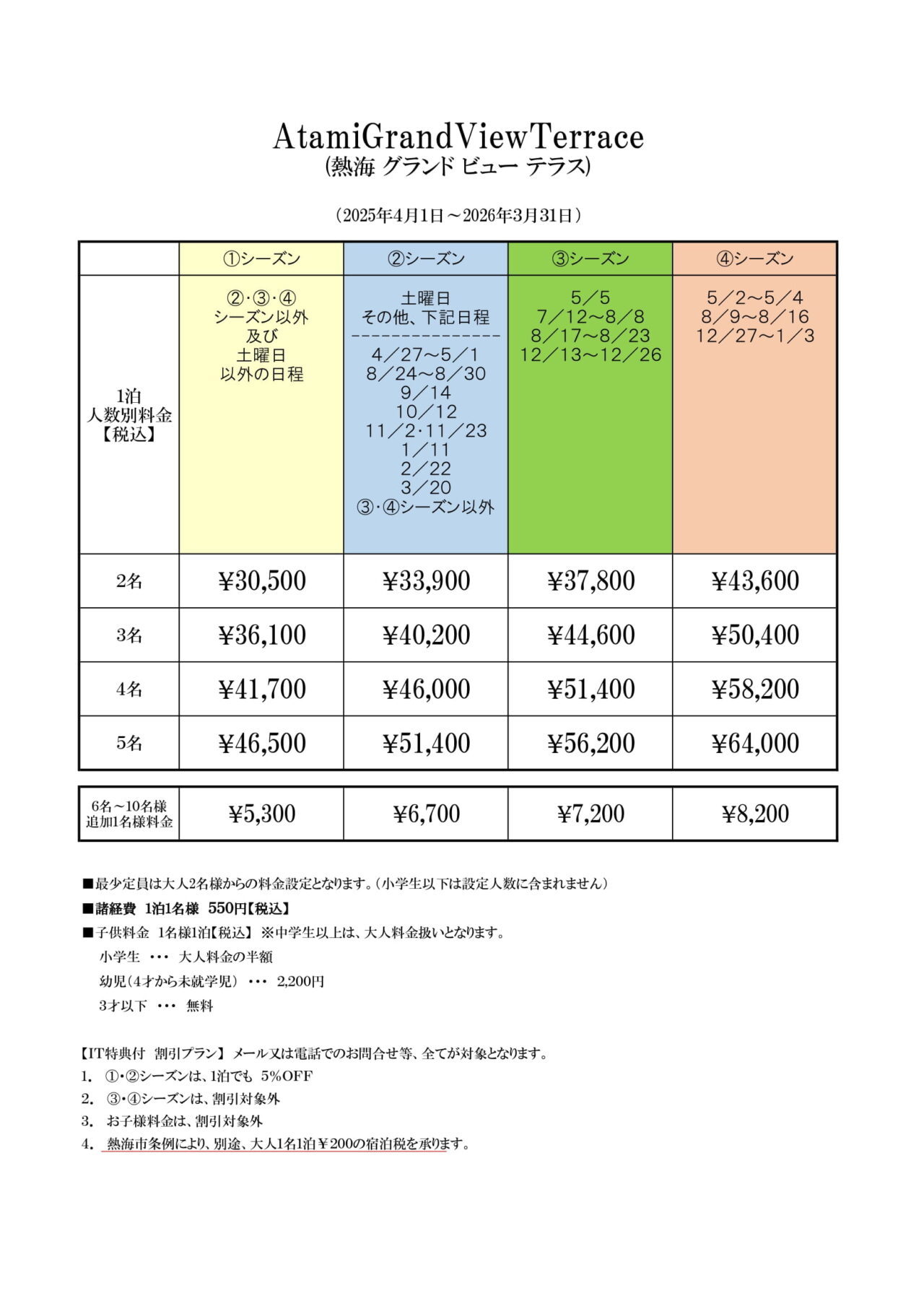 熱海グランドビューテラスの間取り図