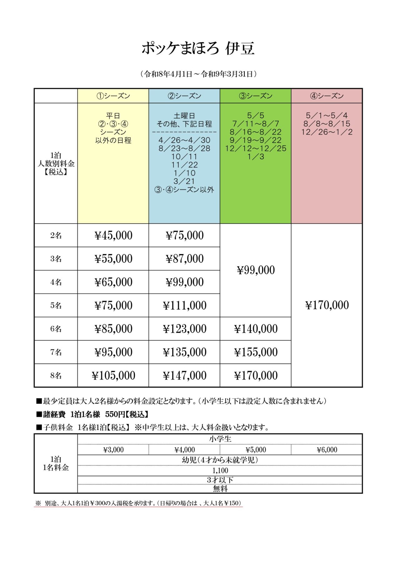 ポッケまほろ伊豆の間取り図