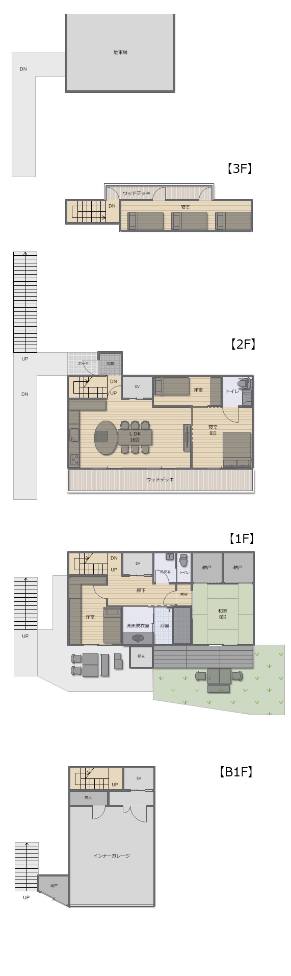 ミオ熱海の間取り図